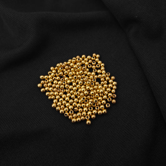 92.5 silver 3mm gold balls -RCAA16