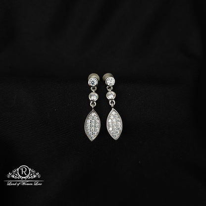 92.5 Silver Earrings-RCG322-1