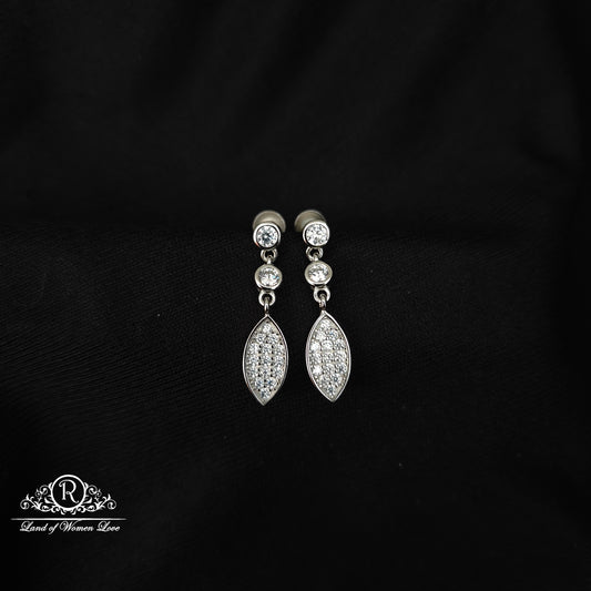92.5 Silver Earrings-RCG322-1