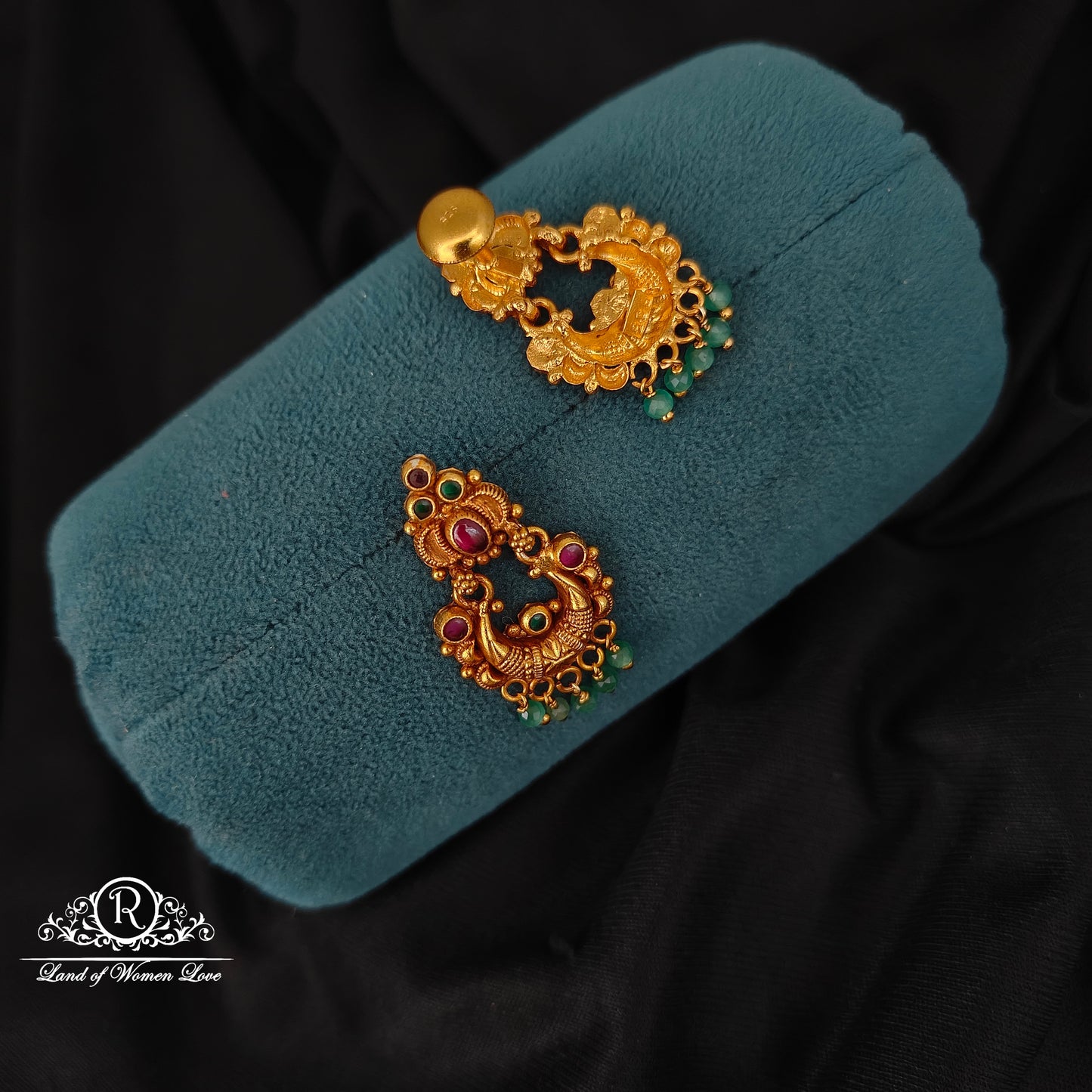 92.5 SILVER CHANDBALI EARRINGS-RCJR1054