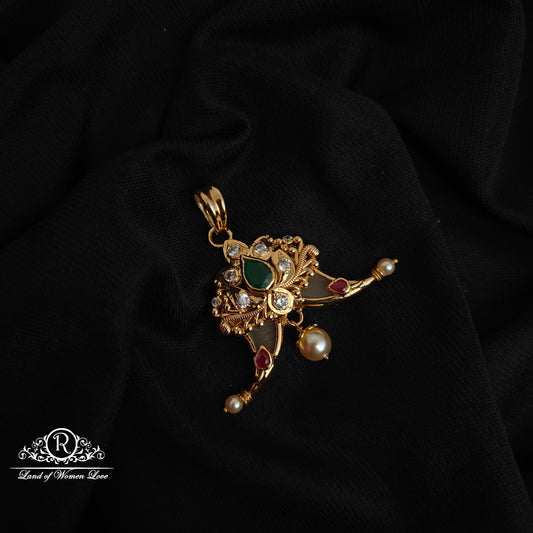 92.5 silver premium narasimha swamy puligoru pendant-RCHD009