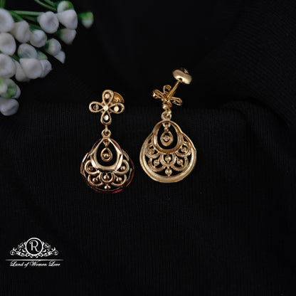 92.5 SILVER TURKSHY MODEL EARRINGS-RCM1399