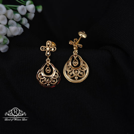 92.5 SILVER TURKSHY MODEL EARRINGS-RCM1399