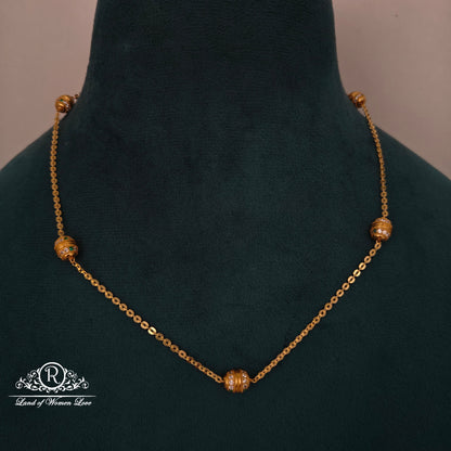 92.5 SILVER GOLD POLISH CHAIN-RCH1104