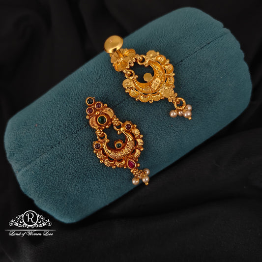 92.5 SILVER CHANDBALI EARRINGS-RCJR1038