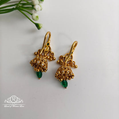 92.5 Silver Hook Model earrings-RCCP496