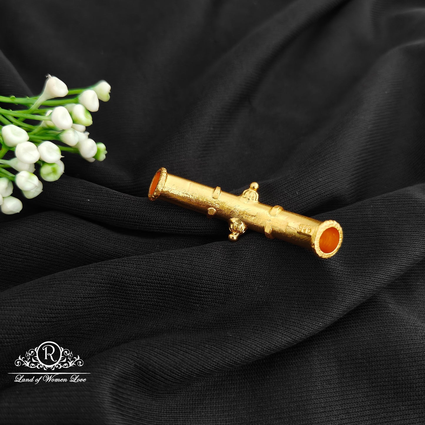 92.5 Silver With Gold Polish Bangle Top-RCR145
