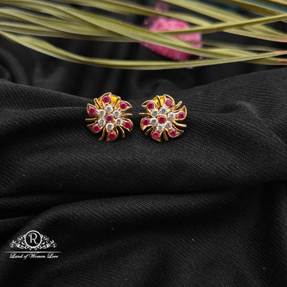 92.5 Silver Earrings -RCK305