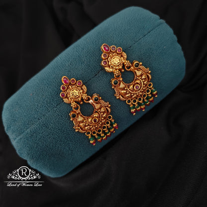 92.5 SILVER CHANDBALI EARRINGS-RCJR1058