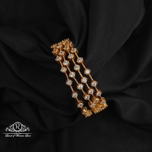 Silver Diamond replica Design Bangles-RCH512