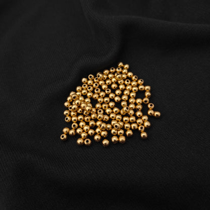92.5 silver 3.5mm gold balls -RCAA17