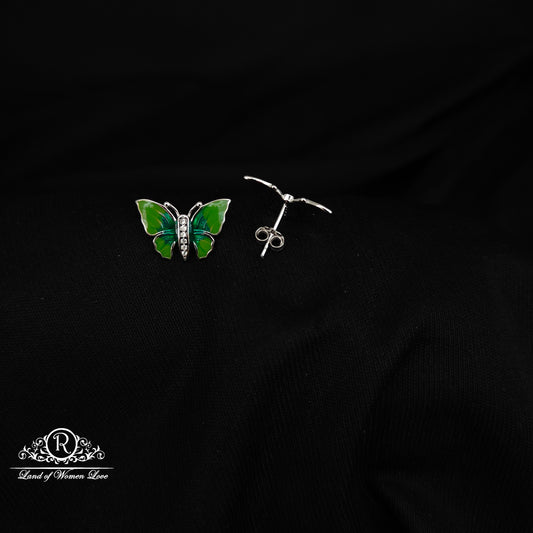 92.5 SILVER KIDS SPECIAL  BUTTERFLY EARRINGS-RCG359-3