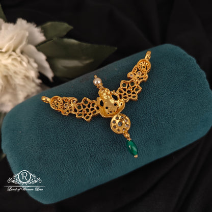 92.5-SILVER LAKSHMI DEVI MALA LOCKET -RCM1526