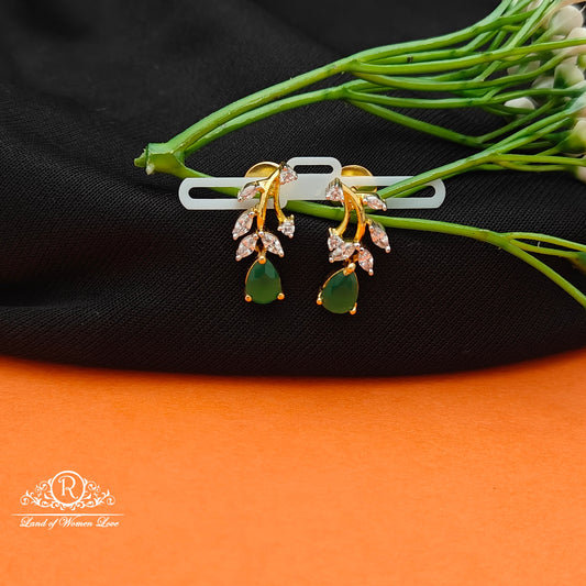 92.5 SILVER Diamond Finishing Earrings-RCCP95-1
