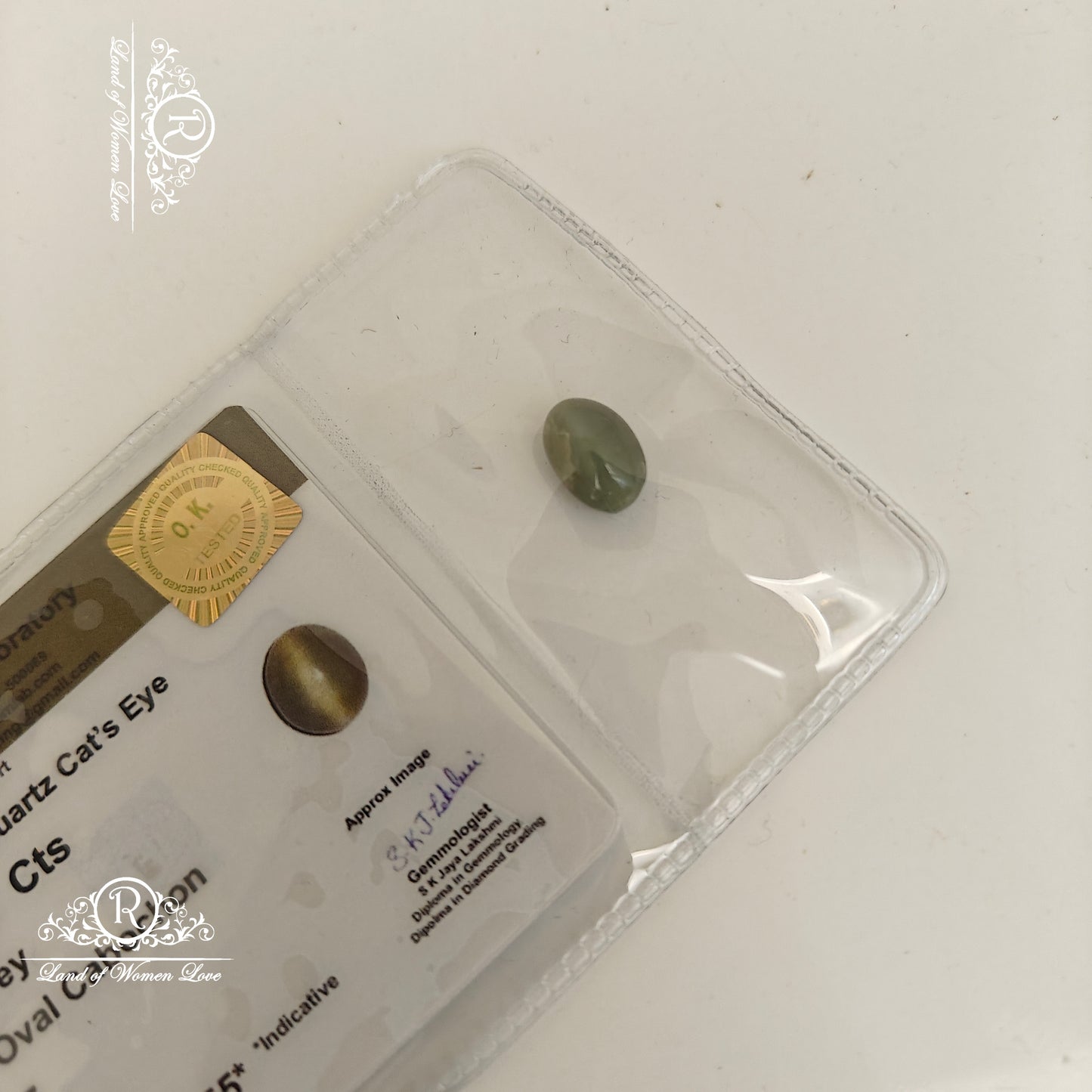 Natural quartz cat's eye-RCJM343