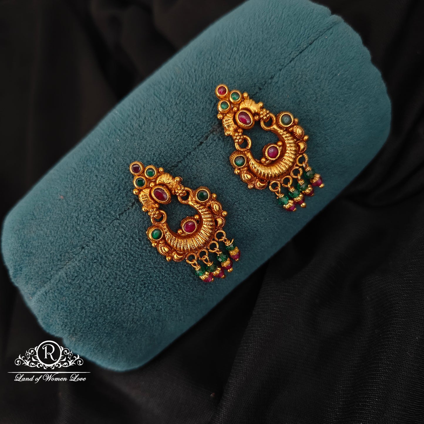 92.5 SILVER CHANDBALI EARRINGS-RCJR1049