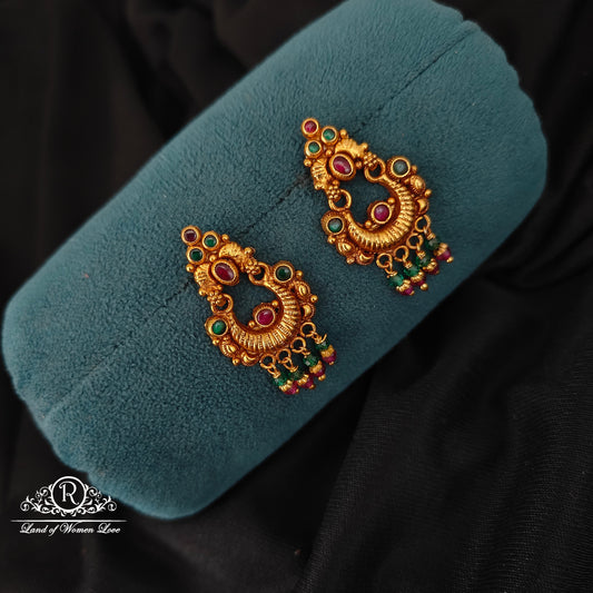 92.5 SILVER CHANDBALI EARRINGS-RCJR1049