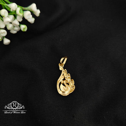 92.5 Silver Peacock Locket-RCR080