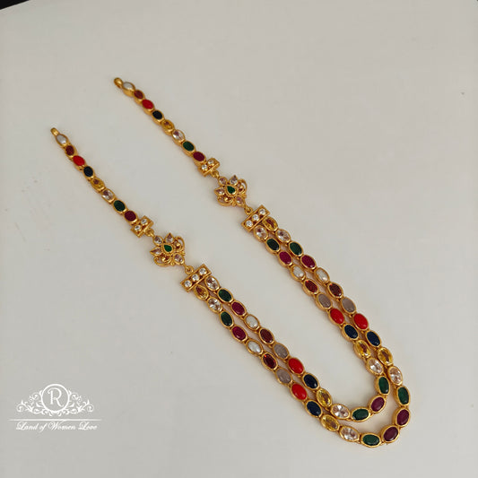 92.5 silver two side necklace set-RCL81