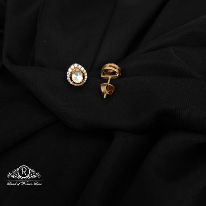 92.5-SILVER MOSSINATE EARRINGS-RCG315-1
