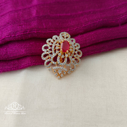 92.5 SILVER Diamond Finishing Pendant-RCSB005
