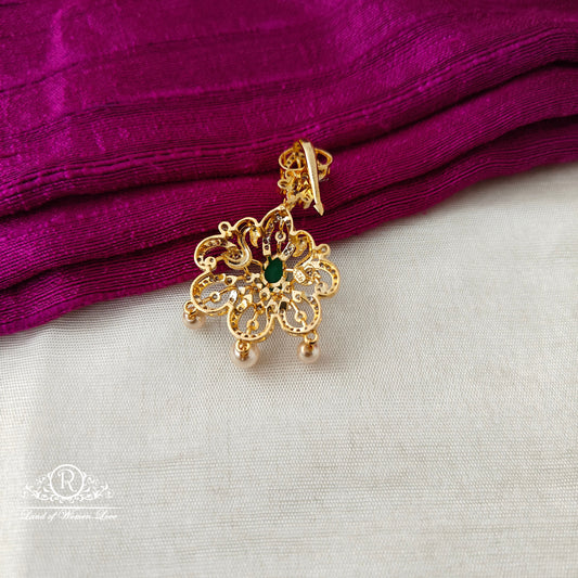 92.5 SILVER Diamond Finishing Pendant-RCSB006