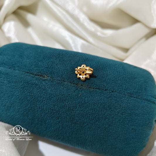 92.5 Silver ruby stone nosepin-RCR090