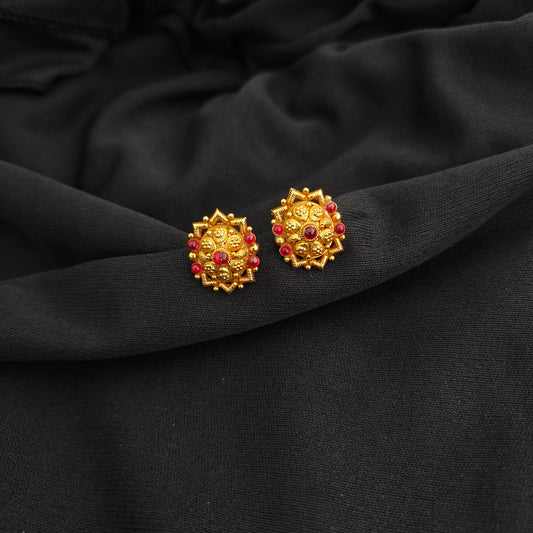 92.5 Silver-with-gold-polish-earrings-RCH1343