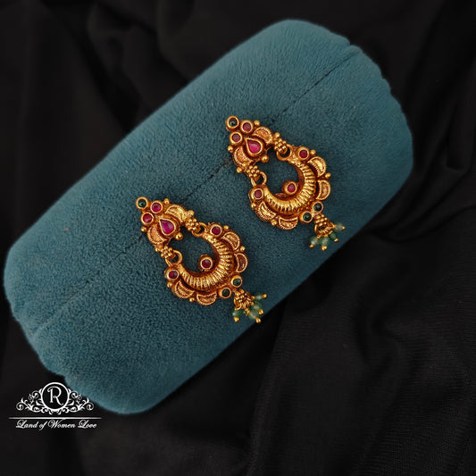 92.5 SILVER CHANDBALI EARRINGS-RCJR1052