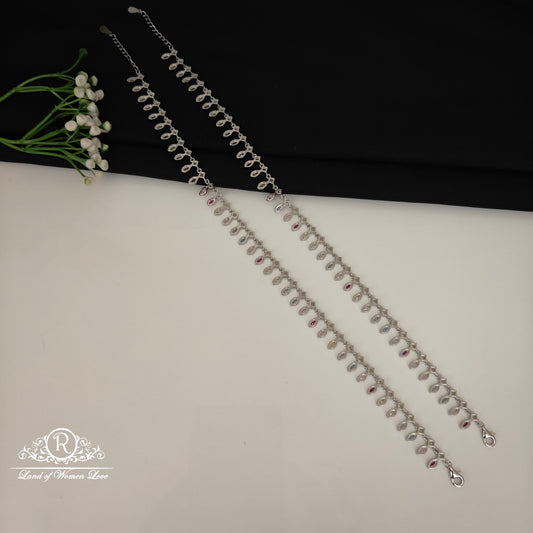 92.5 SILVER ANKLETS-RCG360
