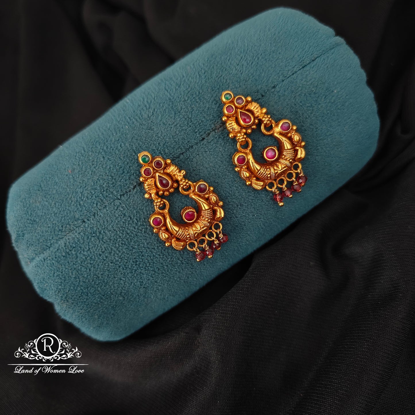 92.5 SILVER CHANDBALI EARRINGS-RCJR1056