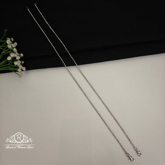 92.5 SILVER ANKLETS- RCG360-3