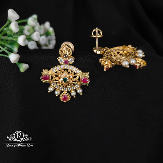 92.5 silver simple and Cute earrings -RCT187