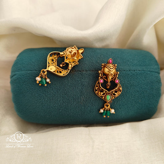 92.5 silver nakshi chandbali earrings -RCR220 tg