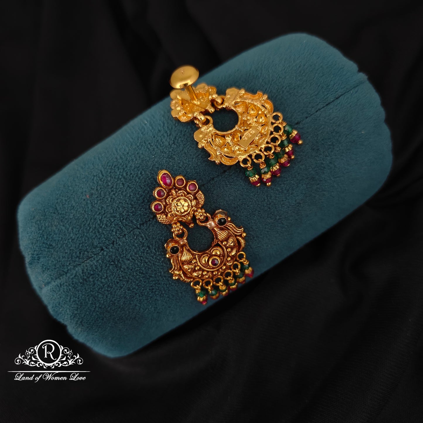 92.5 SILVER CHANDBALI EARRINGS-RCJR1058