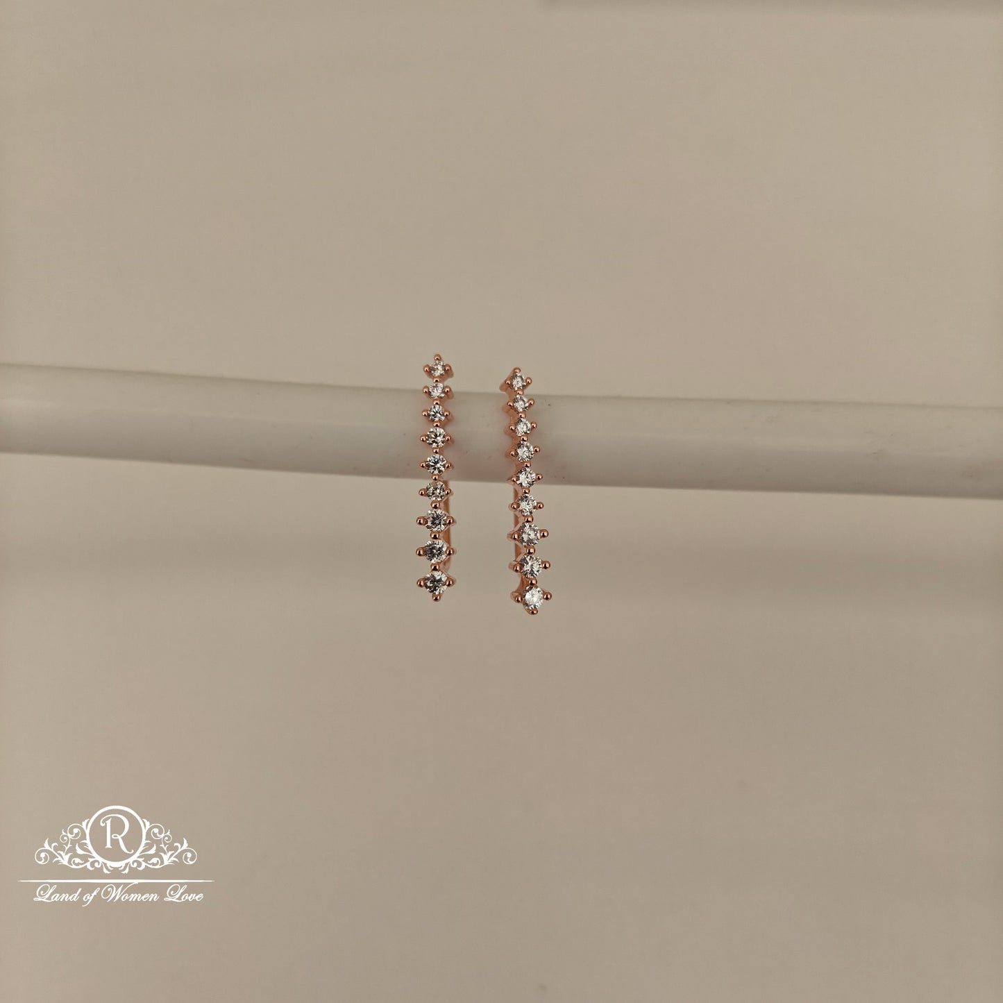 92.5 SILVER ROSEGOLD EARCUFFS-RCG302