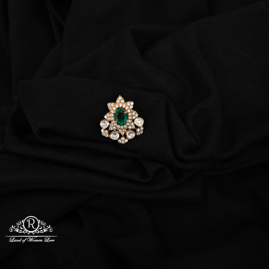 92.5-SILVER MOSSINATE PENDANT-RCG314