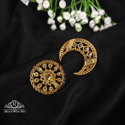 92.5 silver simple and Cute suryachandra hair accessories -RCL77