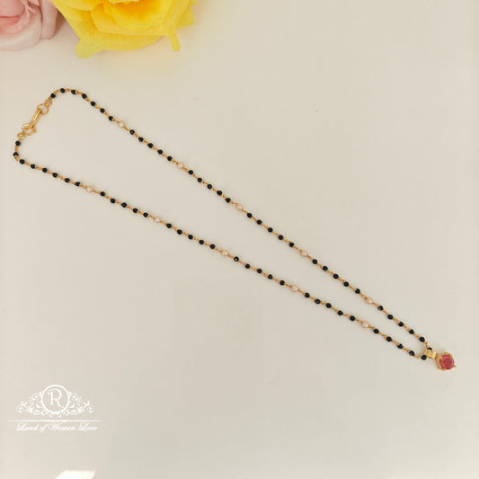 92.5 SILVER BLACK BEADS -RCH1243