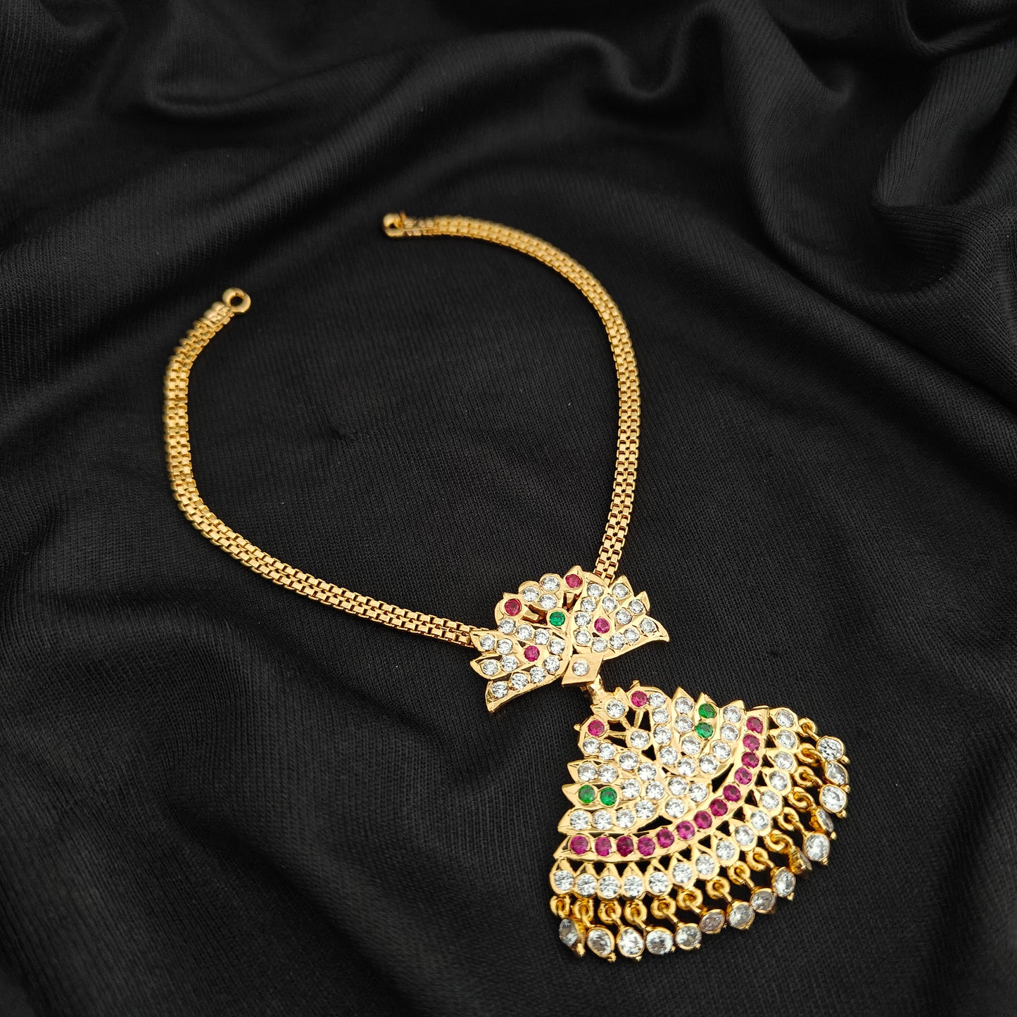 92.5 Silver Vintage Necklace -RCK351