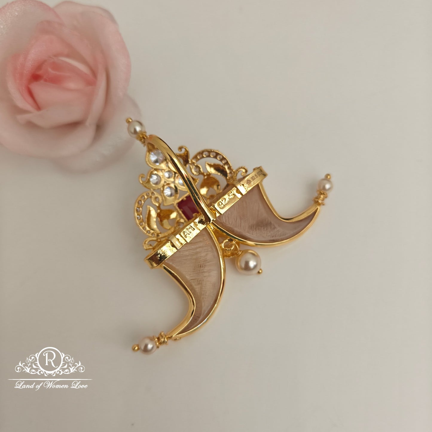 92.5 Silver Puligoru Pendant-RCHD0122