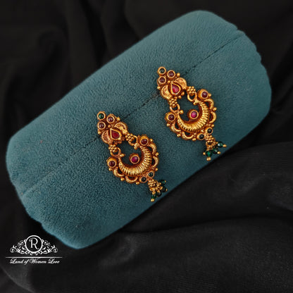 92.5 SILVER CHANDBALI EARRINGS-RCJR1037