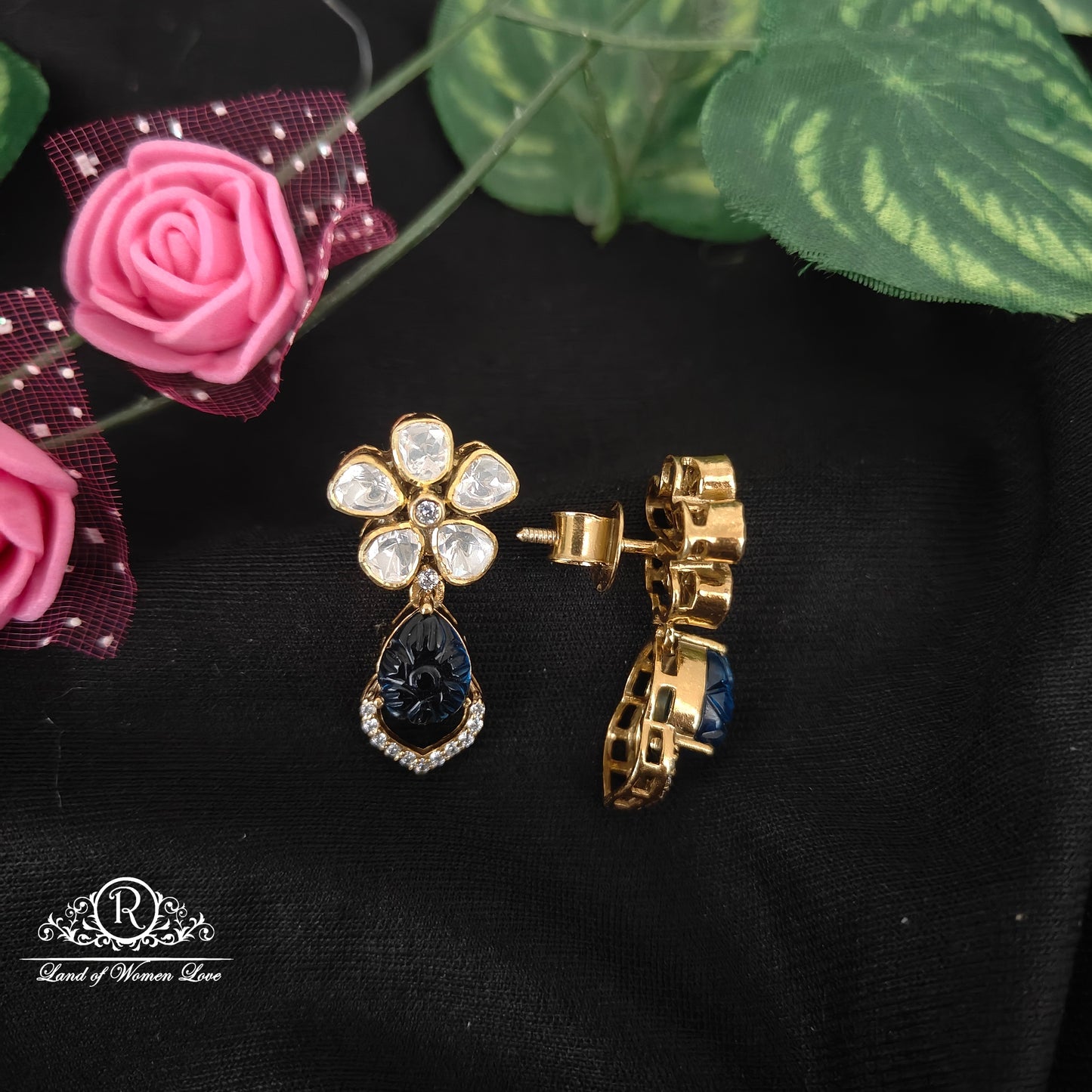 92.5-SILVER MOISSANITE EARRINGS-RCMJ196