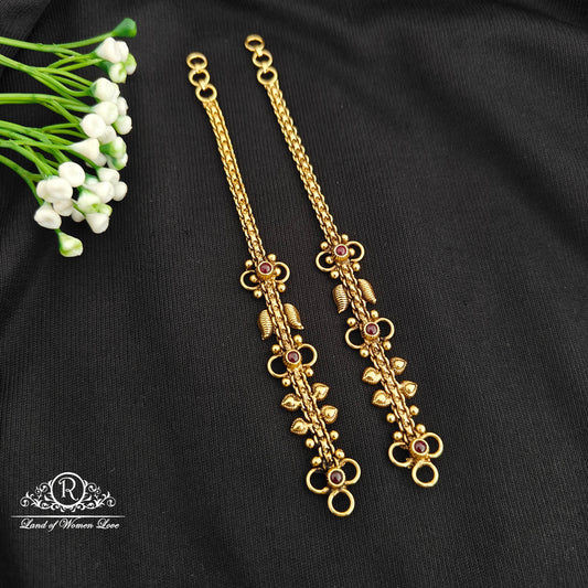 92.5 Silver Nakshi  Earchain-RCM1573