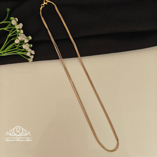 92.5 SILVER THREE TONE CHAIN-RCG359-8