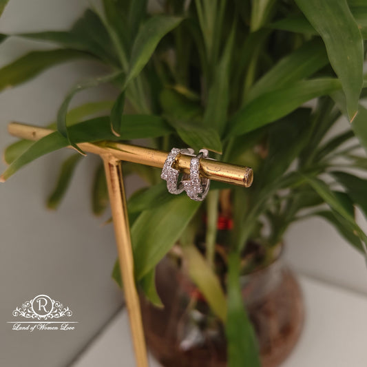 92.5 SILVER BALI EARRINGS-RCG305