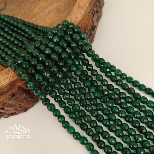 ROUND GREEN BEADS-RCJM098