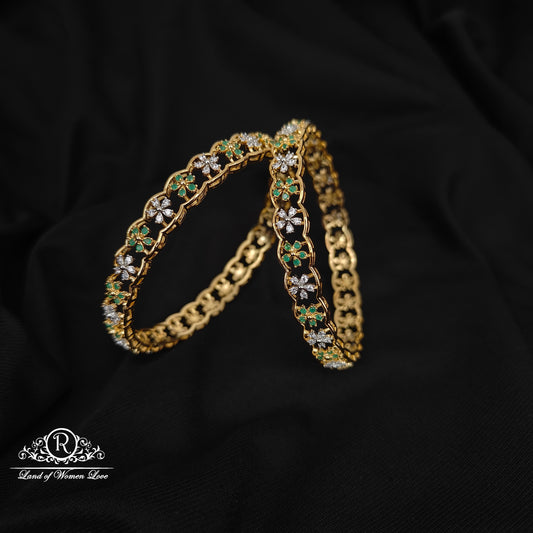 92.5-SILVER DIAMOND FINISHING BANGLES-RCZ1082