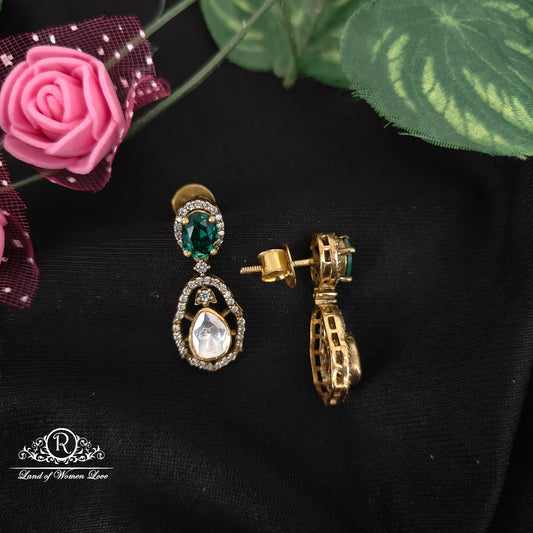 92.5-SILVER MOISSANITE EARRINGS-RCMJ198