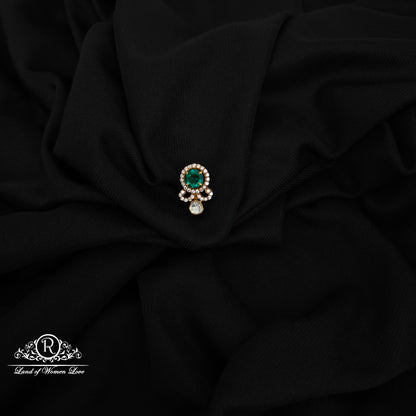 92.5-SILVER MOSSINATE PENDANT-RCG311